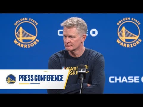 Steve Kerr Updates Steph Curry's Injury Status, Previews Game vs. 76ers | Feb. 2, 2026