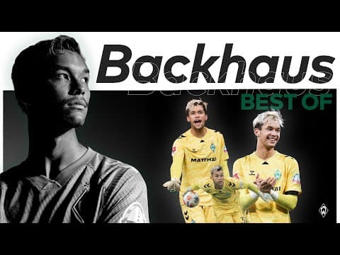 "ER IST EIN SEHR WICHTIGER RÜCKHALT!" I Best of Mio Backhaus I SV Werder Bremen
