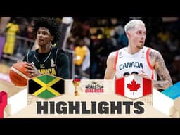 Jamaica 🇯🇲 v Canada 🇨🇦 | Highlights | FIBA Basketball World Cup 2027 Americas Qualifiers
