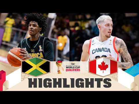 Jamaica 🇯🇲 v Canada 🇨🇦 | Highlights | FIBA Basketball World Cup 2027 Americas Qualifiers