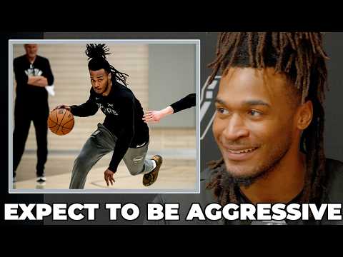 Stephon Castle on the Team's Preparation Ahead of The Spurs NBA Playoff Appearance