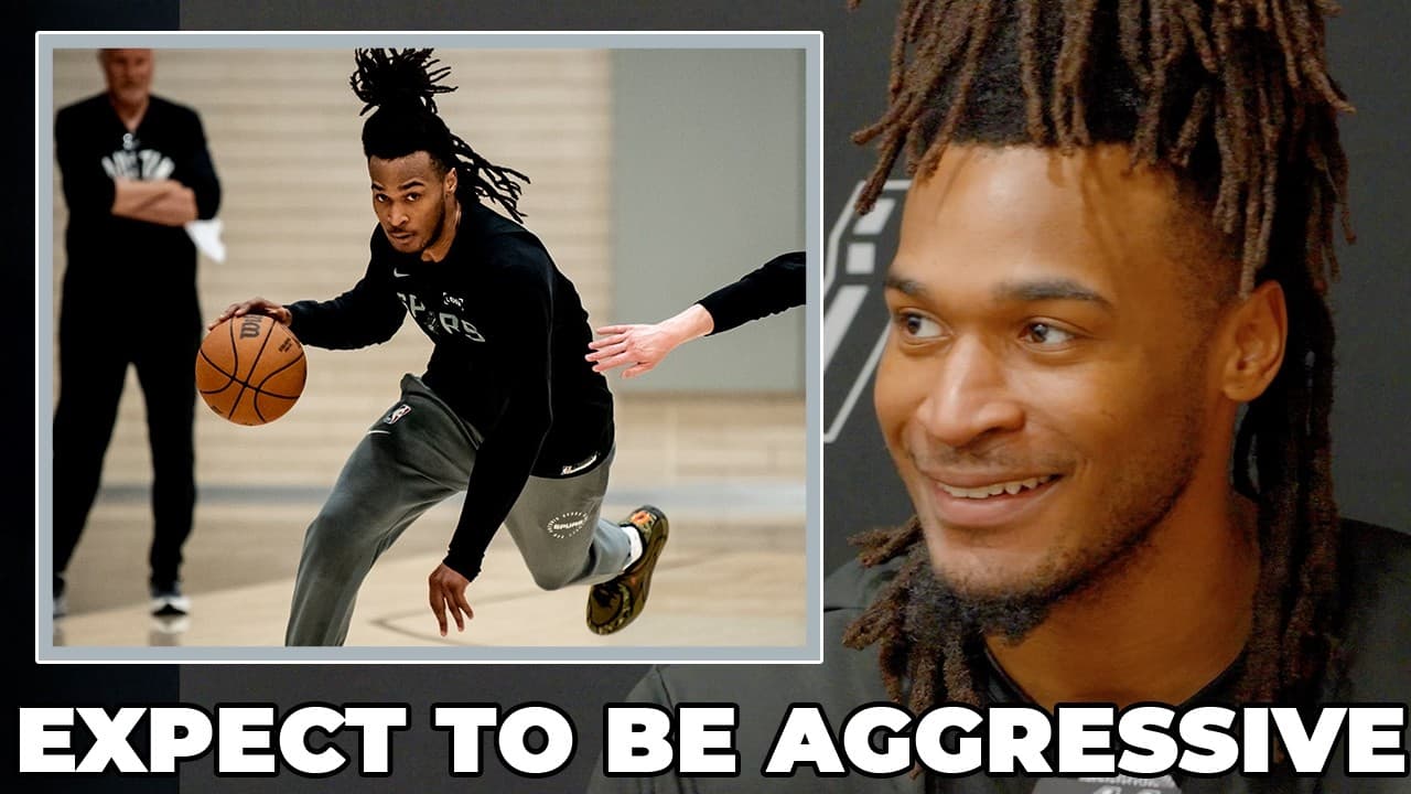 Stephon Castle on the Team's Preparation Ahead of The Spurs NBA Playoff Appearance
