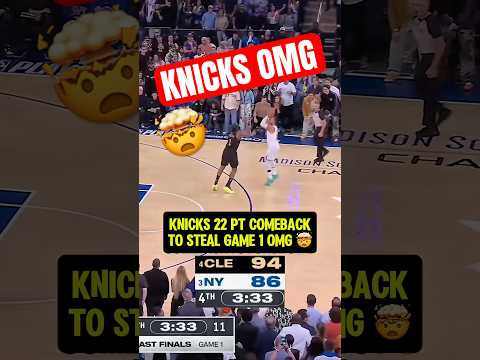 KNICKS END GAME ON 44-11 RUN TO STUN CAVS 😱🔥🔥