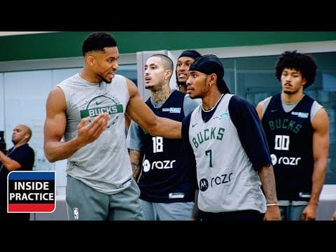 **EXCLUSIVE** Look Inside The Milwaukee Bucks Practice