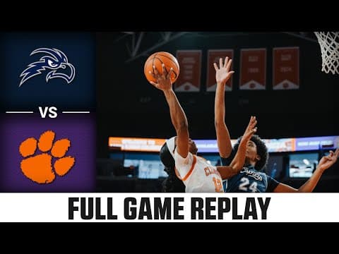 North Florida vs. Clemson Full Game Replay | 2025-26 ACC Women's Basketball