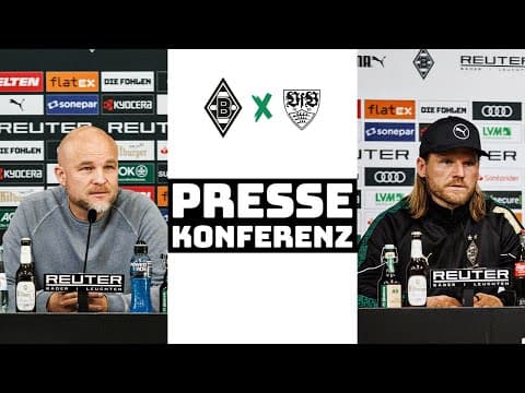 "Müssen wieder auf unsere 100 Prozent kommen!" | 🎙️ PK vor Borussia - VfB Stuttgart