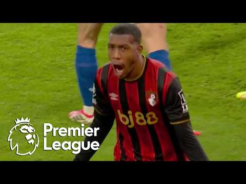 Rayan heads Bournemouth level with Everton | Premier League | NBC Sports