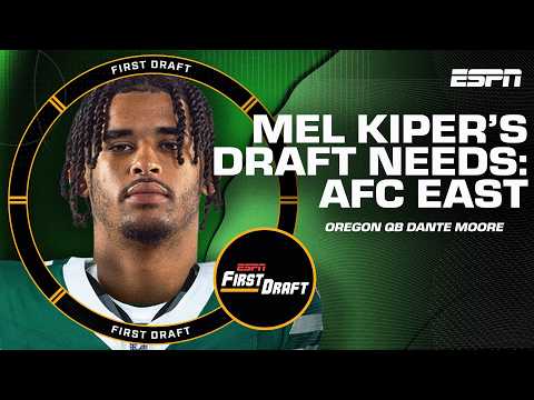 ⚡️2026 NFL Draft PRIORITIES: AFC East⚡️ w/Mel Kiper & Mike Greenberg! | First Draft🏈