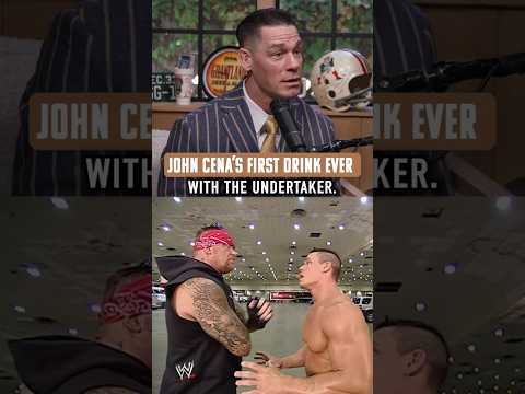 John Cena's first drink EVER was with The Undertaker