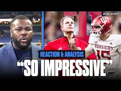 No. 2 Indiana TAKES DOWN No. 1 Ohio State to win the Big Ten Championship | On-site Recap