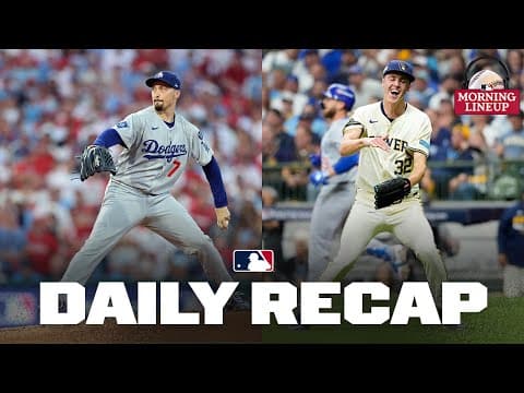 The Dodgers and Brewers take 2-0 lead in their NLDS matchups | Morning Lineup (MLB Daily Recap)