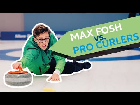 🥌 Can Max Fosh beat a pro curler? | Allianz – Games Check ☑️