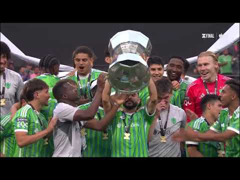 Seattle Sounders Lift Leagues Cup 2025 Trophy Over Inter Miami!