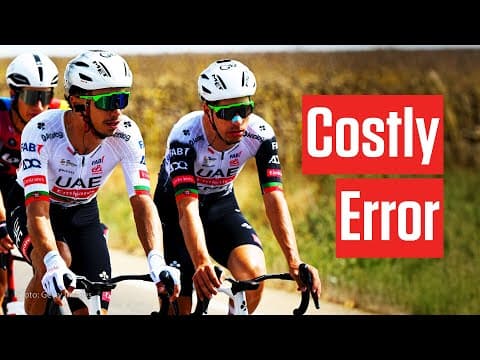 How Did UAE Throw Away GC Seconds In Stage 19 Vuelta a España 2025?