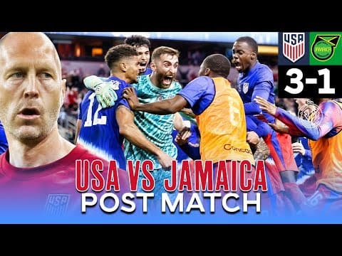 USMNT vs Jamaica Nations League: Exciting Reaction! 🙌