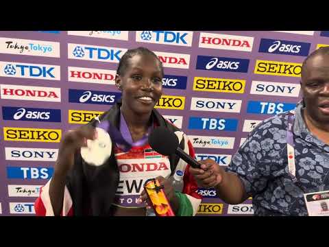 Dorcus Ewoi after shock 1500m silver medal at 2025 World Championships
