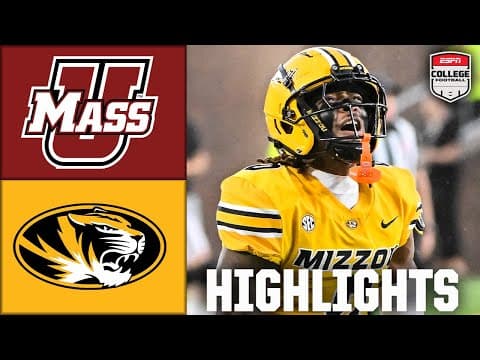 UMass Minutemen vs. Missouri Tigers | Full Game Highlights | ESPN College Football