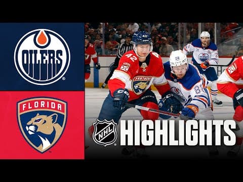NHL Highlights | Oilers vs. Panthers | November 22, 2025