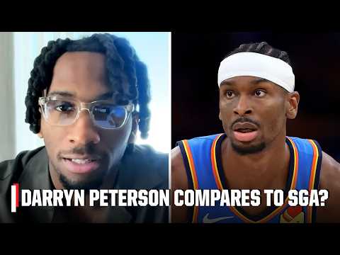 Darryn Peterson compares himself to Shai Gilgeous-Alexander 👀 'I'm unguardable' | SportsCenter