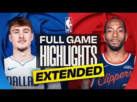 EXTENDED: MAVERICKS at CLIPPERS | FULL GAME HIGHLIGHTS | November 29, 2025