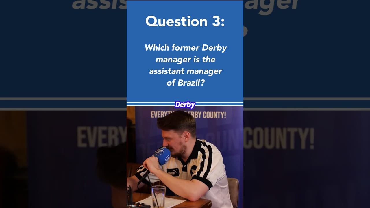 Which former Derby manager is now the Assistant Manager of Brazil?🇧🇷#dcfc #derbycounty #efl