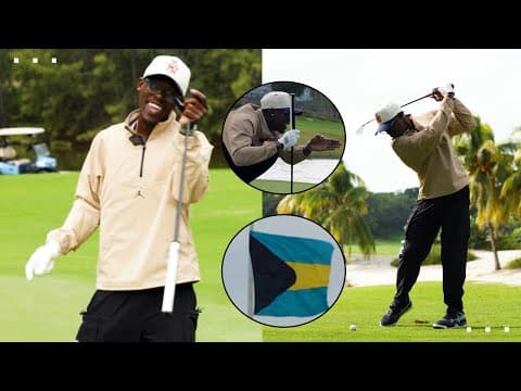 Putt game strong! 😤 On the Links with Jazz Chisholm Jr. in the Bahamas ⛳