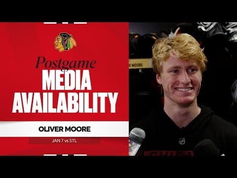 I'd be lying if I said it's not a ton of fun in here." | Oliver Moore Postgame 1.7.26