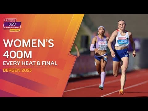 Rivalry Reignited! ⚡ EVERY Heat & Final of the Women’s 400m | Bergen 2025