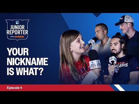Junior Reporter Uncovers Hilarious Nicknames of New York Rangers