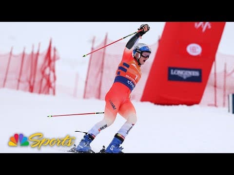 Marco Odermatt SHINES in first World Cup giant slalom victory at Beaver Creek | NBC Sports