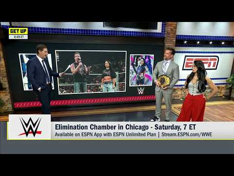 CM Punk & AJ Lee want to 'FOLLOW IN THE FOOTSTEPS' of Chicago greats at Elimination Chamber | Get Up