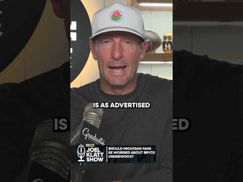 Joel Klatt is not worried about Bryce Underwood 🏈 #michiganwolverines