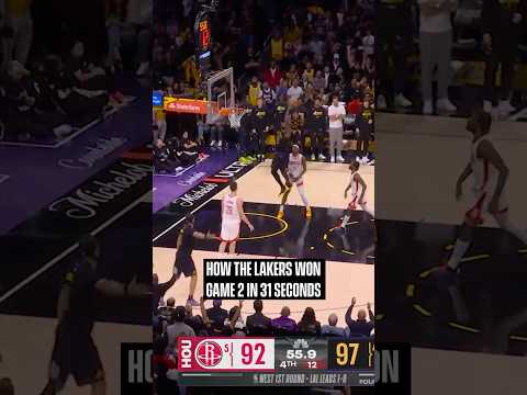 Home court, defended. #lakers #nbaplayoffs