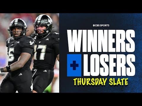College Football Week 1 Winners & Losers: USF upsets Boise St., Wisconsin struggles | Friday Slate