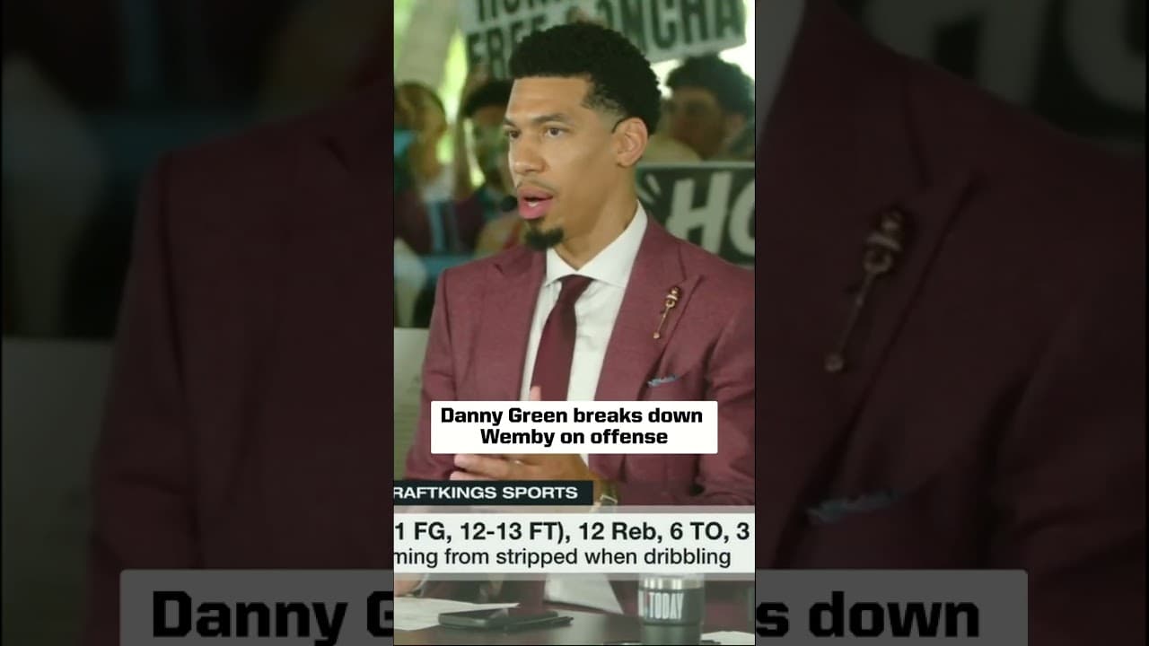 Danny Green points out Wemby's struggles in Game 1 🏀 🏆