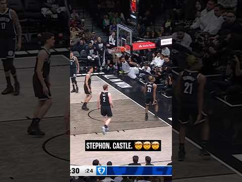 PUT ‘EM IN THE DUNGEON 😱😤 #nba #spurs #stephoncastle  📺 FanDuelSN SW