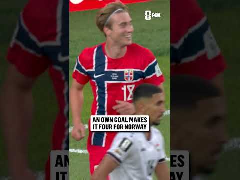 Another goal secures the 4-1 win for Norway! 🇳🇴