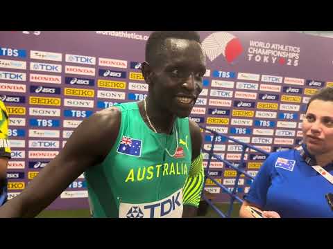 Australia’s Peter Bol talks and Gout Gout & Josh Hoey after his 2025 campaign comes to an end