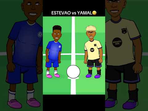 Estevao vs Yamal🤣 #football #championsleague #estevao #yamal
