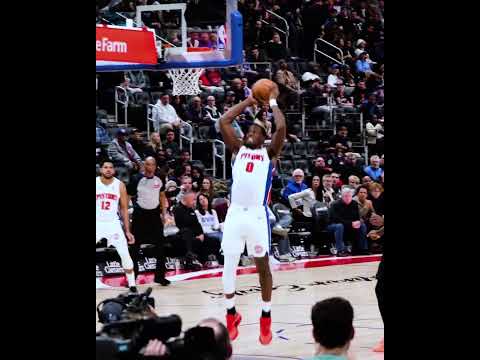 Cade Hockey Assist → Ausar Assist → JD SLAM #nba #pistons