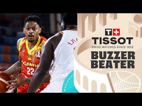 Nike Sibande 🇺🇬 | 🚨 TISSOT Buzzer Beater | FIBA Basketball World Cup 2027 African Qualifiers