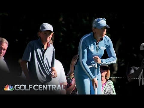 Annika Sorenstam, son Will McGee balance competition and fun at PNC | Golf Central | Golf Channel