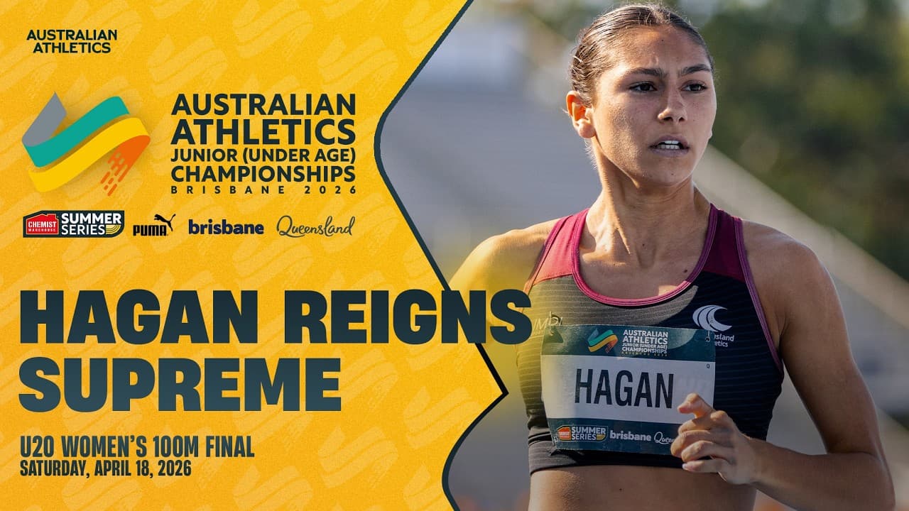 Zara Hagan gets her first U20 Australian title | 2026 Australian Athletics Junior Championships