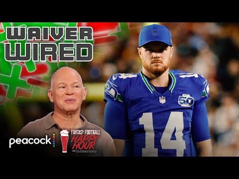 Claim QBs Darnold, McCarthy on Week 10 waiver wire | Fantasy Football Happy Hour | NFL on NBC
