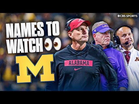 WHO COULD BE NEXT at Michigan after firing head coach Sherrone Moore? | Kalen DeBoer, Brian Kelly 👀