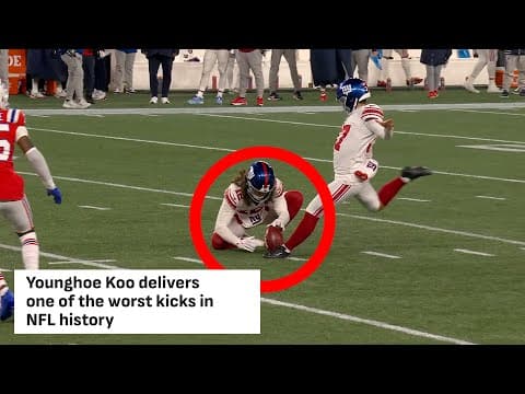 The Worst Kick in NFL History!