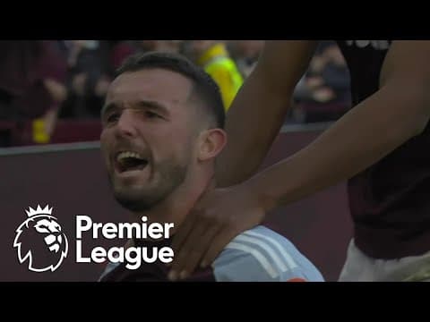 John McGinn DRILLS Aston Villa 2-1 in front of Fulham | Premier League | NBC Sports