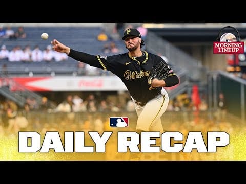 Skenes leads Pirates to SWEEP vs. Dodgers, Grisham reaches 30 HR | Morning Lineup (MLB Daily Recap)
