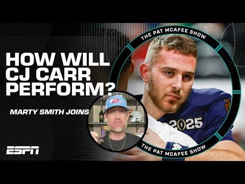 Will Notre Dame win the CFP? Marty Smith doesn't think so 😬 I The Pat McAfee Show