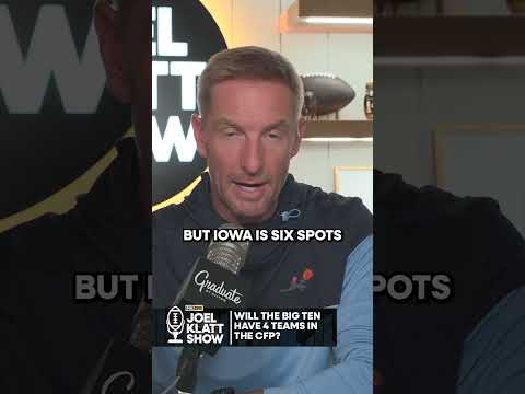 Can the Big Ten get a fourth team in the CFP? 👀 #bigten #cfp